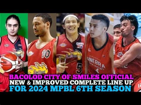 MPBL 2024 Season: Bacolod City of Smile Lineup, .